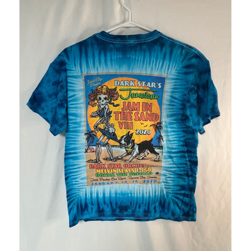 Dark Star Orchestra Jamaican Jam In The Sand VIII 2020 Tie Dye Grateful Dead Med - Picture 1 of 11